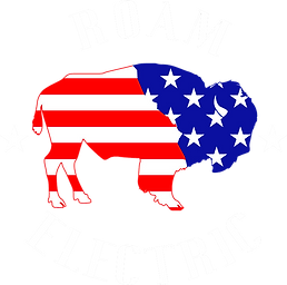 Roam Electric bison logo