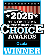 Ocala Community Choice Awards 2025 winner badge