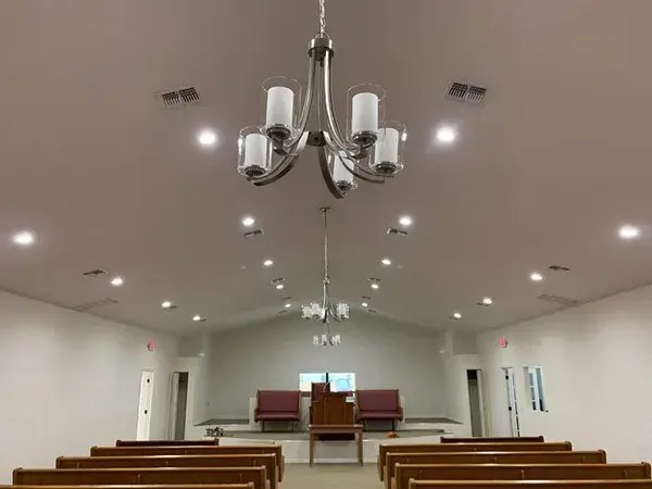 Interior chapel lighting project